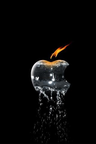 3d Apple Elements Wallpaper For The iPhone HD Source