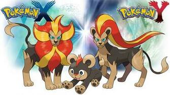 Pokemon X Y Wallpaper Litleo And Pyroar By Thelimomon On