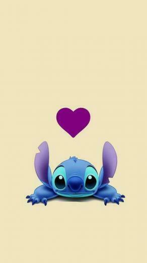 Cute Stitch iPhone Wallpaper Top