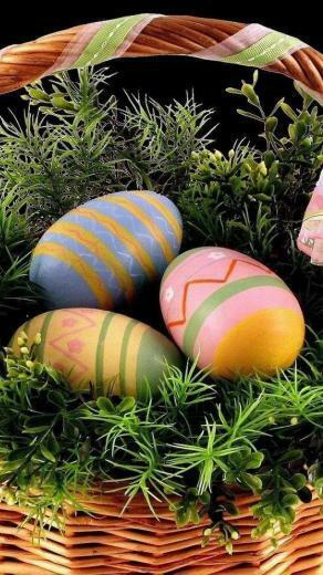 Easter Eggs Ideas iPhone HD Wallpaper