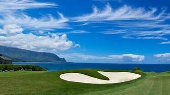 Bali Hai Golf Course Princeville Kauai North Shore Hawaii Hq Wallpaper