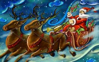 Santa Clause Creative Art Work Wallpaper HD