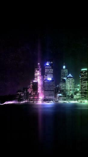 City Night iPhone 5s Wallpaper iPad