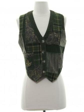 Retro S Vest Petite Sophisticate 90s