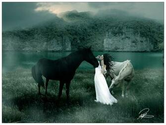 Running Wallpaper Beautiful Black Wild Horses