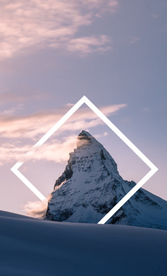 Winter Snow Nature Mountains Abstract 4k iPhone HD