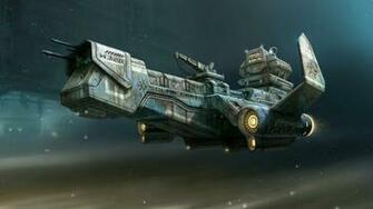 Spaceship Computer Wallpaper Desktop Background Id