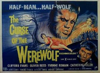 Curse Of The Werewolf Hammer Horror B Movie Posters Wallpaper Image