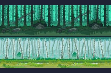 Forest 2d Game Background Craftpix Net