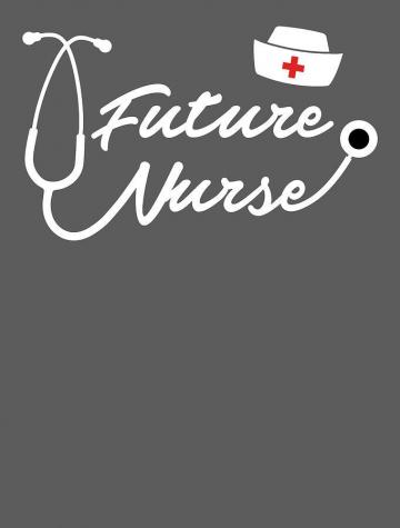 Future Nurse For Girls Women Physician Student School Digital