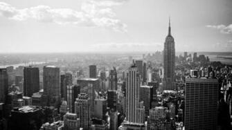 City New York In Black Desktop Wallpaper Nr By Gad