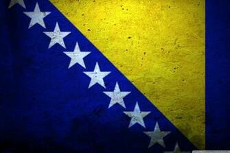 Grunge Flag Of Bosnia And Herzegovina 4k HD Desktop Wallpaper For