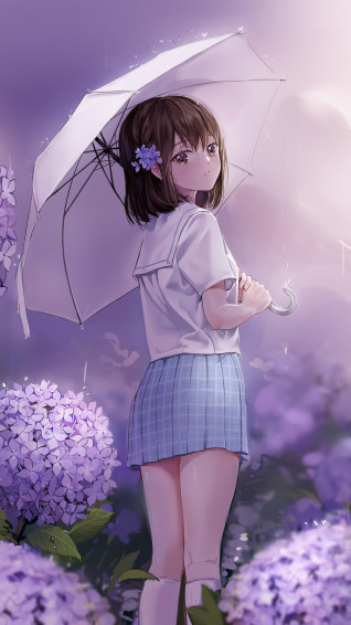 Anime Girl Phone Wallpaper By