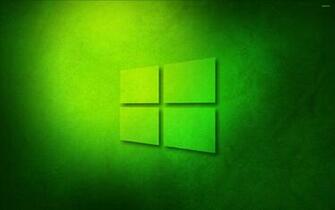 Windows Transparent Logo On Green Paper Wallpaper Computer
