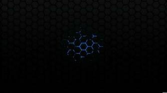 Black Hexagon Background Wallpaper