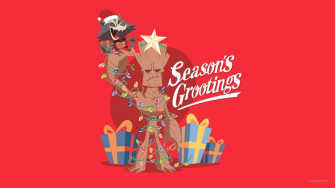 Marvel Holiday Themed Wallpaper Video Call Background From