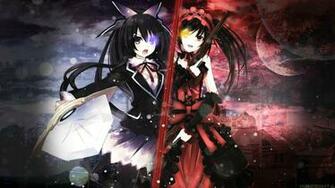 Anime Girls Tokisaki Kurumi Date A Live Yatogami Tohka