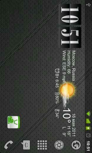 Live Wallpaper Flip Clock Tria For