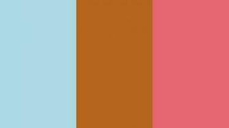 Light Blue Brown And Carmine Pink Three Color Background