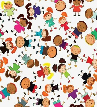 Print A Wallpaper School Children By