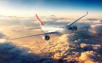 Wallpaper Airbus A350 Xwb 4k Passenger Plane Qantas