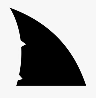 Shark Fin Home Clip Art White Background