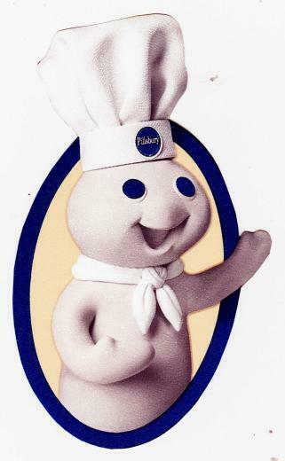 Pillsbury Doughboy Kitchen Character Prepasted Wallpaper Border