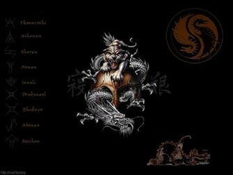 Dragonyinyang Un Fond D Cran Dragon Et Cr Atures Surnaturelles