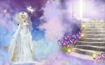 Purple Fairy Wallpaper Desktop Background