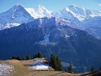 Mountain Scenery Snow Capped Mountains Wallpaper 25 Definition