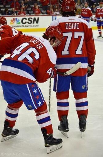 Photo Friends In Cold Places Tj Oshie Shares The Caps Lead