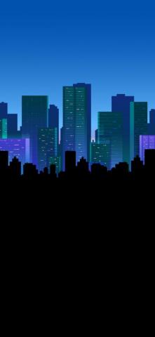 Amoled Wallpaper HD 4k Blue Night City