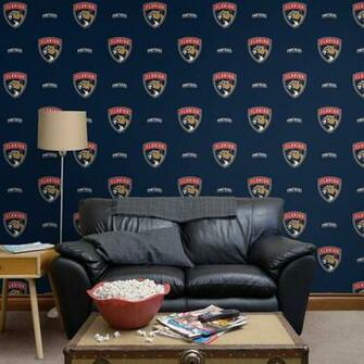 Florida Panthers Stripes Pattern Blue Officially Licensed