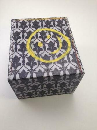 Sherlock Wallpaper Upcycled Cigar Box Treasure Chest By Lelujools