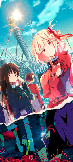 Phone Wallpaper Chisato And Takina R Lycorisrecoil