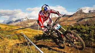 Downhill Cycling HD High Quality Wallpaper