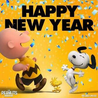 Happy New Year Charlie Brown Peanuts