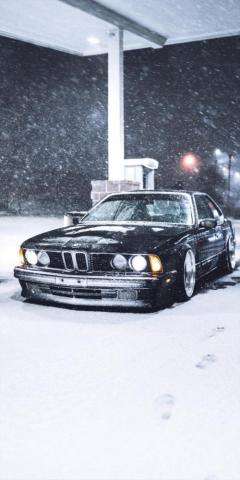 Snow Shark B Bmw E24 Wallpaper