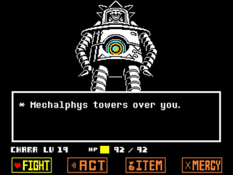 Undertale Alphys Mech By Hfbn2