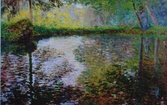 Cliffs Sailboats Claude Monet Cove Impressionism
