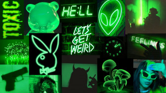 Neon Green Aesthetic Wallpaper iPhone Yellow