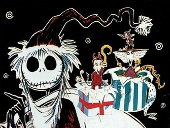 The Nightmare Before Christmas Wallpaper Grasscloth