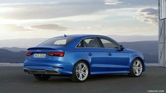 Audi A3 Sedan Color Ara Blue Rear HD Wallpaper