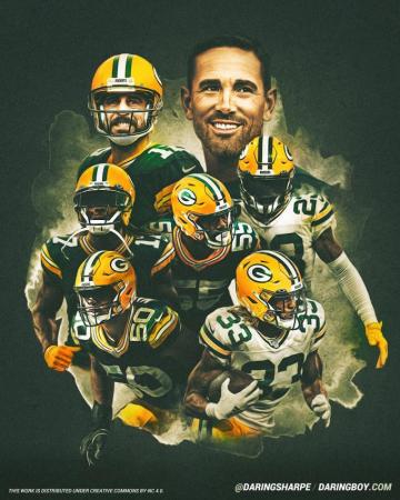 Matt Lafleur Aaron Rodgers Davante Adams Blake Martinez Za