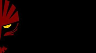 Hollow Mask Black Minimal Wallpaper By Drkbrown