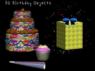 3d BirtHDay Wallpaper