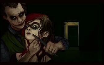 Wallpaper Tags Joker Harley Quinn Knife Fear