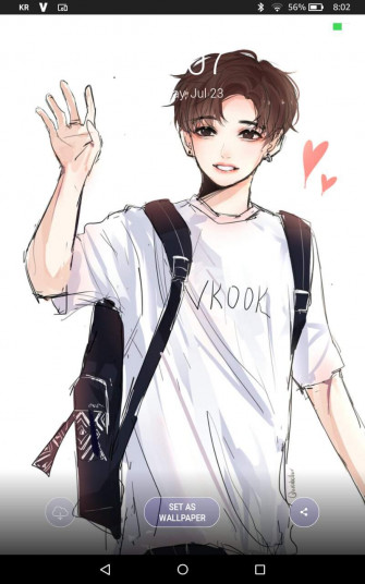 Bts Anime Wallpaper On