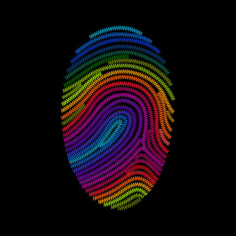 Thumbprint Oled Dark 4k iPad Air HD Wallpaper