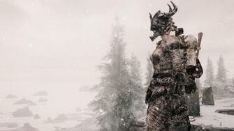 Skyrim Snow Patrol Wallpaper For iPhone 3g 3gs